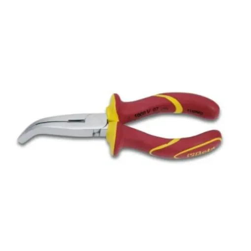 BETA Long Nose Pliers, 200 mm Overall, Bent Tip, 76mm Jaw - 1164MQ 200 product image