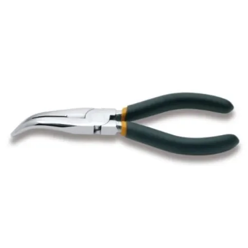 BETA Long Nose Pliers, 200 mm Overall, Bent Tip, 76mm Jaw - 1168 200 product image