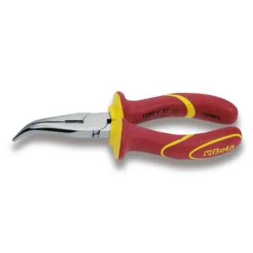 BETA Long Nose Pliers, 200 mm Overall, Bent Tip, 76mm Jaw - 1168MQ 200 product image