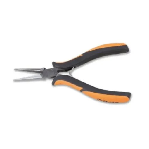 BETA Long Nose Pliers, 140 mm Overall, Bent Tip, 37mm Jaw - 1178BM product image