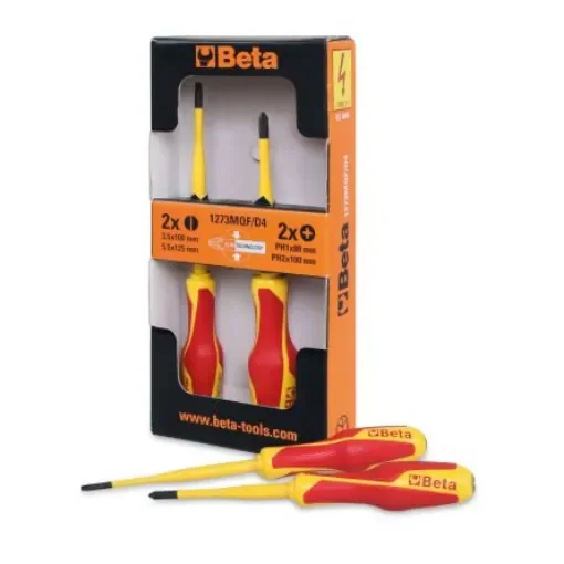 BETA Slotted Insulated Screwdriver Set, 6-Piece - 1273MQ/D6 product image