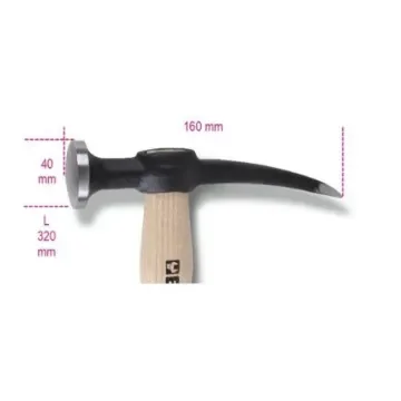 BETA Steel Claw Hammer with Wood Handle, 450g - 1345 product image