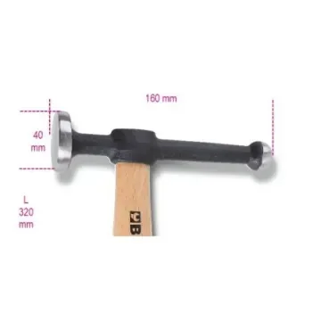 BETA Steel Claw Hammer with Wood Handle, 450g - 1351 product image