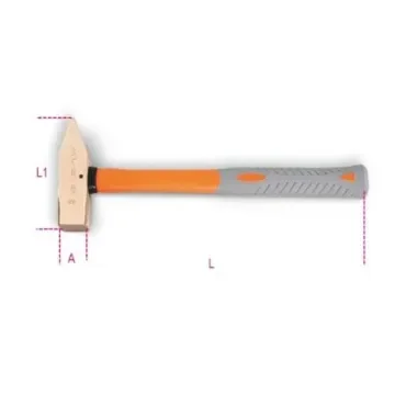 BETA Beryllium Copper Engineer's Hammer with Fibreglass Handle, 500g - 1370BA/PL 500 product image