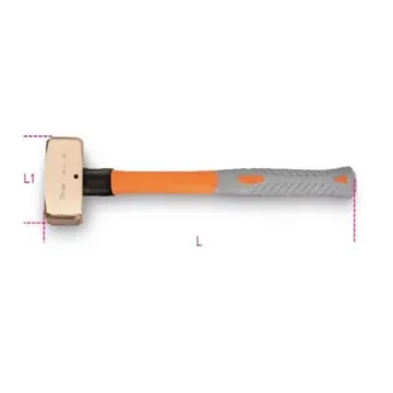 BETA Beryllium Copper Mason Club Hammer with Fibreglass Handle, 2kg - 1380BA/PL 2000 product image
