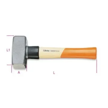 BETA Steel Mason Club Hammer with Wood Handle, 1.5kg - 1380S 1500 product image
