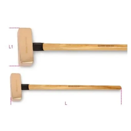 BETA Beryllium Copper Sledgehammer with Wood Handle, 8kg - 1381BA 8000 product image