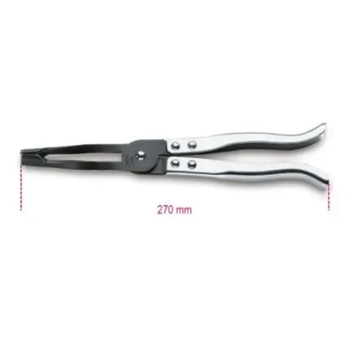 BETA Valve Seat Removal Pliers, 270 mm Overall, Straight Tip - 1460F product image