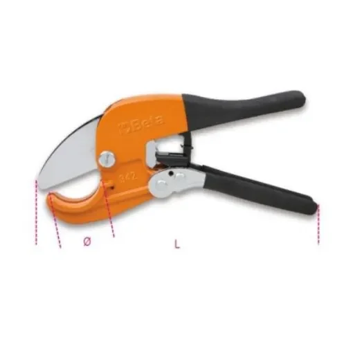 BETA Plastic Cutting Pliers 50 mm, Cuts Plastic - 342 product image