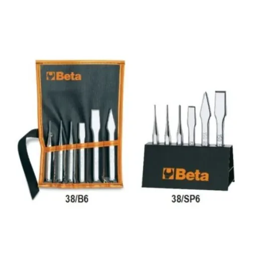 BETA 6 Piece Alloy Steel General Purpose Chisel Set - 38/SP6 product image
