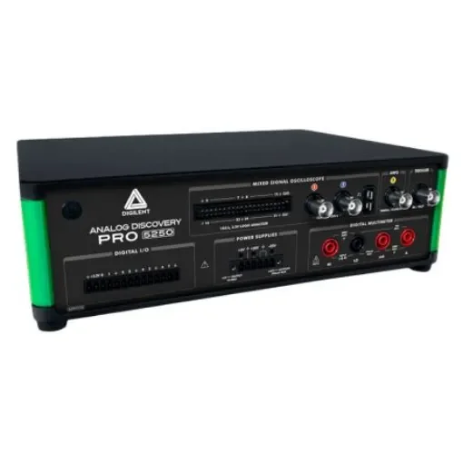 Digilent ADP5250 Analog Discovery Pro Series, 100MHz Bench Mixed Domain Oscilloscope, 34 Digital Channels - 471-058 product image