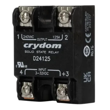 Sensata Crydom SERIES 1 Series Solid State Relay, 125 A rms Load, Surface Mount, 280 V rms Load, 32 V Control - D24125 product image