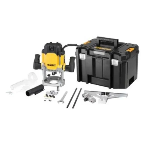 DeWALT Corded Plunge Router, 110V, UK Plug - DWE625KT-LX product image
