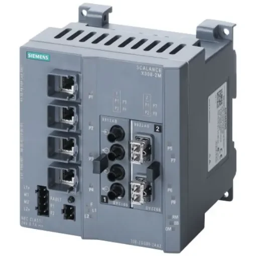 Siemens Managed 10 Port Ethernet Switch - 6GK53082FN102AA3 product image