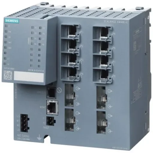 Siemens Managed 24 Port Ethernet Switch - 6GK54084GP002AM2 product image