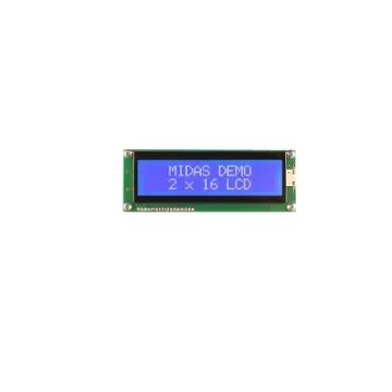Midas MC21609AB6W-BNMLW3.3-V2 LCD LCD Display, 2 Rows by 16 Characters product image