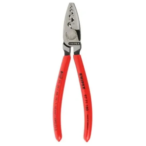 Knipex Hand Crimp Tool for Bootlace Ferrule - 97 71 180 product image