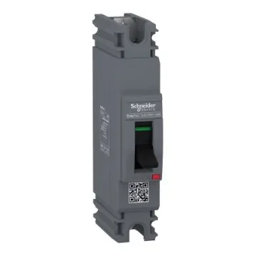 Schneider Electric, EasyPact MCCB 1P 15A, Breaking Capacity 5 kA, Fixed Mount - EZC100H1015 product image