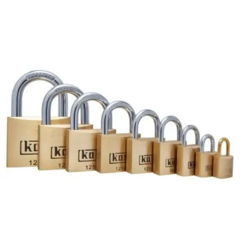 Kasp Clamping Weatherproof Brass Padlock, Keyed Alike, 22mm Shackle, 40mm Body - K12540L63A1 product image