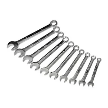 Avit 10-Piece Combination Spanner Set, 7 mm, 8 mm, 9 mm, 10 mm, 11 mm, 12 mm, 13 mm, 14 mm, 15 mm, 16 mm, Chrome - AV07020 product image