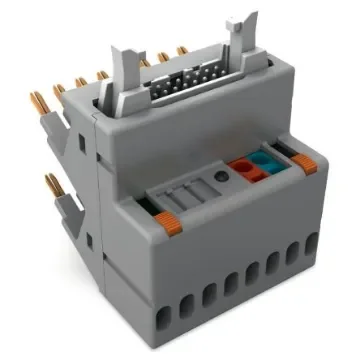 WAGO 857 Series 14-Contact Male Interface Module, DIN 41651 Connector, Pluggable to basic module, 3A - 857-982 product image