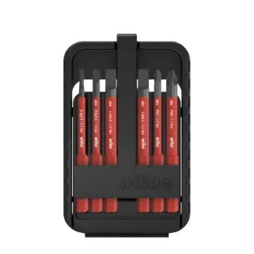 Wiha Electric Bit Set 6 Pieces, Phillips, Slotted - 43159 product image