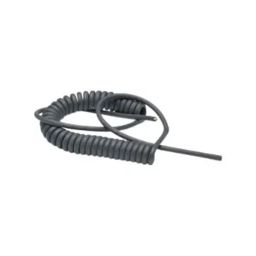 Lapp, Spiral Cable, 2.8m 8 Core, Black Polyurethane PUR Multicore Mains Power Cable - SP.KABEL 8X0.25 SHIELDED 700MM product image