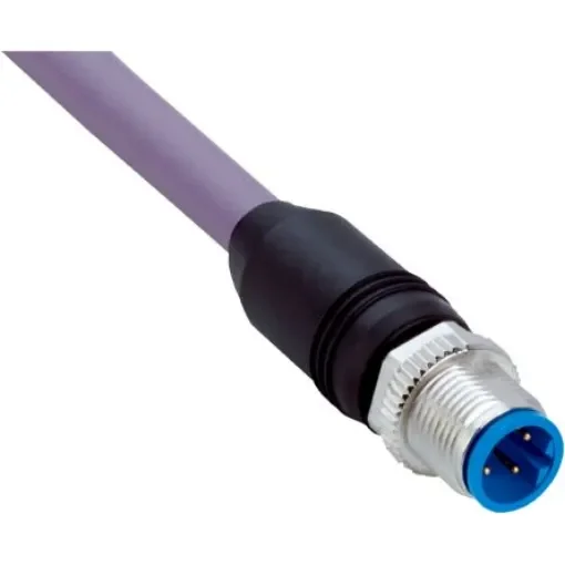 SICK Straight Male 2 way M12 to Flying Leads Connector & Cable, 5m - YM2B22-050PB1XLEAX product image