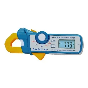 PeakTech P1635 Clamp Meter, 80A dc, Max Current 80A ac product image