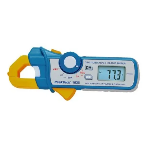 PeakTech P1635 Clamp Meter, 80A dc, Max Current 80A ac product image