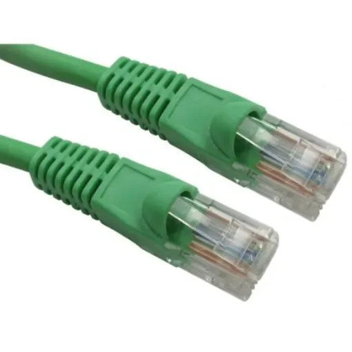 RS PRO, 20m Cat5e, Green RJ45 to Male RJ45 Male, UTP Unshielded, Terminated LSZH Sheath - 2863065 product image