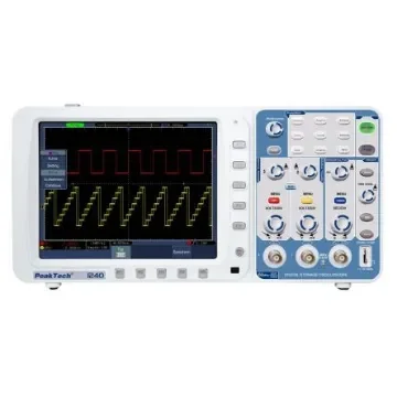 PeakTech P1240, 60MHz Bench Oscilloscope, 2 Analogue Channels product image