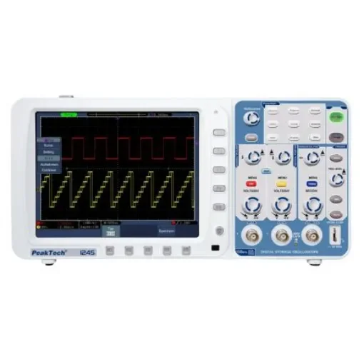 PeakTech P1245, 100MHz Bench Oscilloscope, 2 Analogue Channels product image