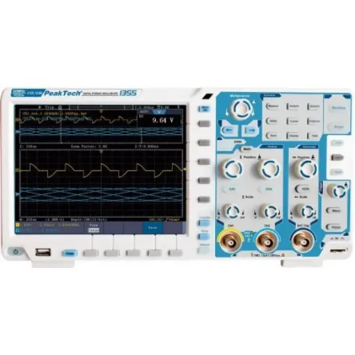 PeakTech P1355 P13 Series, 60MHz Bench Oscilloscope, 2 Analogue Channels product image