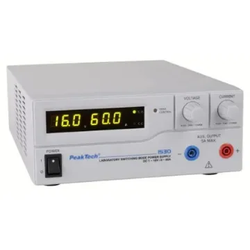 PeakTech P1 Series Digital Laboratory Power Supply, 16V, 60A, 1-Output, 960W - P1530 product image