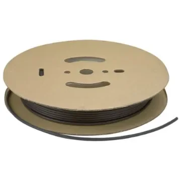 DSG-Canusa Heat Shrink Tubing, Black 4.8mm Sleeve Dia. x 75m Length 2:1 Ratio, DERAY-H Series - DERAY-H 3/16 BLACK product image