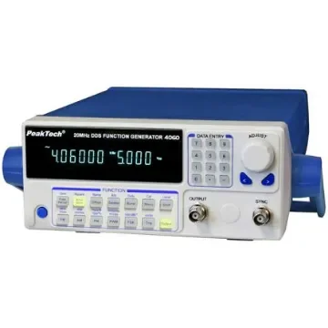 PeakTech P 4060 Waveform Generator, 20MHz Max, 10 µHz Min - P4060 MV product image