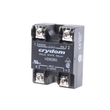 Sensata Crydom Solid State Relay, 90 A Load, Panel Mount, 660 V ac Load, 32 V Control - HD6090 product image