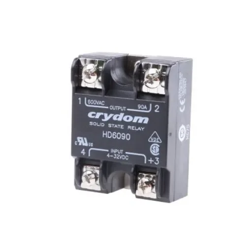 Sensata Crydom Solid State Relay, 90 A Load, Panel Mount, 660 V ac Load, 32 V Control - HD6090 product image