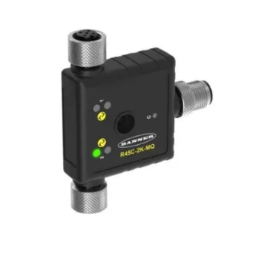 Banner R45C-2K-MQ Series I/O module, 2 port product image