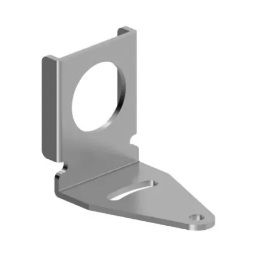 Banner, SMBF Series Standard Right Angle Bracket for Use with Coaxial Cable, RoHS Standard - SMB30Q product image