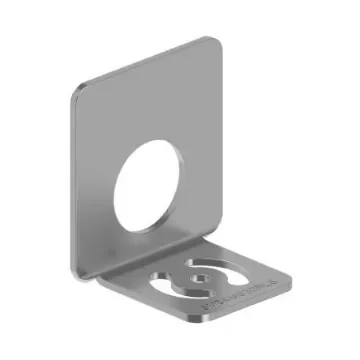 Banner, SMBF Series Standard Right Angle Bracket for Use with Coaxial Cable, RoHS Standard - SMBAMS30RLS product image