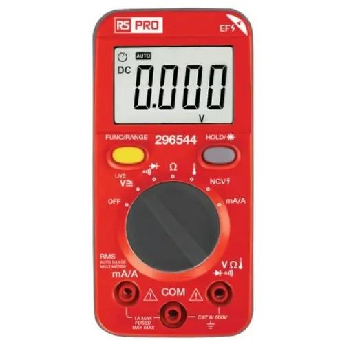 RS PRO Digital Digital Multimeter, 1A ac Max, 1A dc Max, 600V ac Max - VA2X-VA25A000000RS product image