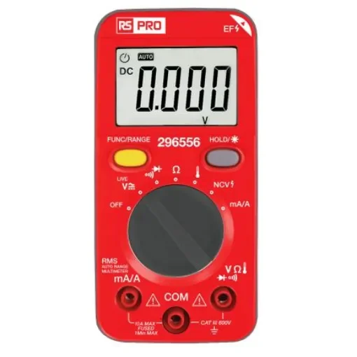 RS PRO Digital Digital Multimeter, 1A ac Max, 1A dc Max, 600V ac Max - VA2X-VA25B000000RS product image