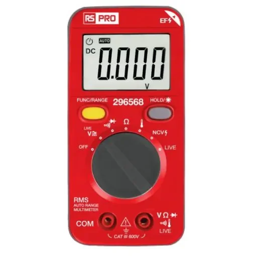 RS PRO Digital Digital Multimeter, 1A ac Max, 1A dc Max, 600V ac Max - VA2X-VA26A000000RS product image