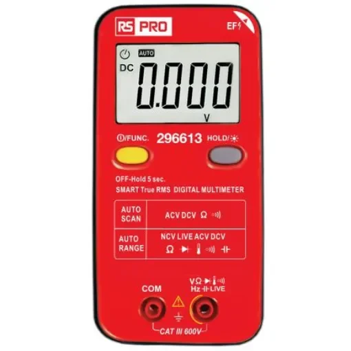RS PRO Digital Digital Multimeter, 600V ac Max - VA2X-VA29B000000RS product image