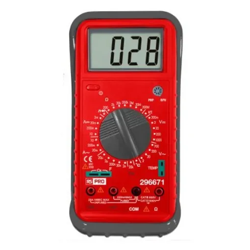 RS PRO Digital Digital Multimeter, 10A ac Max, 10A dc Max, 1000V ac Max - MY6X-MY642000000RS product image