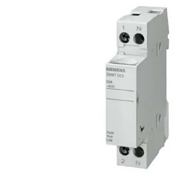 Siemens 20A Fuse Holder for 8 x 32mm Fuse, 1P + N, 400V - 3NW7353 product image