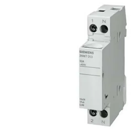 Siemens 20A Fuse Holder for 8 x 32mm Fuse, 1P + N, 400V - 3NW7353 product image