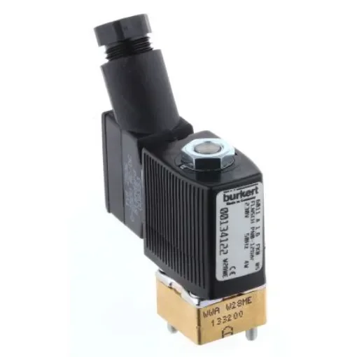 Burkert Solenoid Valve 134122, 2 port(s) , NC, 230 V ac product image